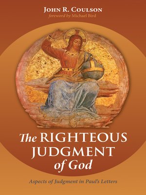 cover image of The Righteous Judgment of God
